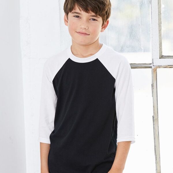 Youth Three-Quarter Sleeve Baseball Tee Thumbnail