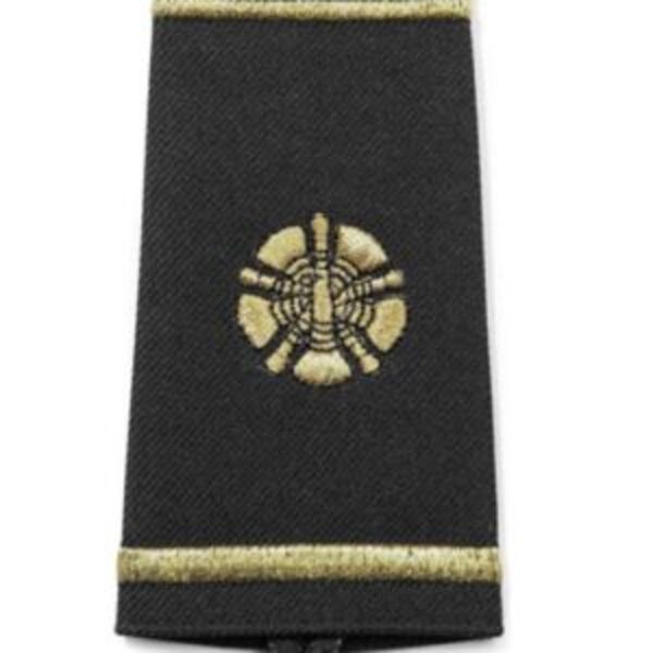 5 Crossed Bugles Shoulder Boards - Navy Thumbnail